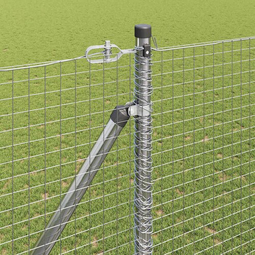  Zavareno žičano ograđivanje s bodljama 25 x 1,6 m Srebrna Mreža Slike