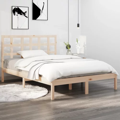  Okvir za krevet od masivnog drva 160 x 200 cm