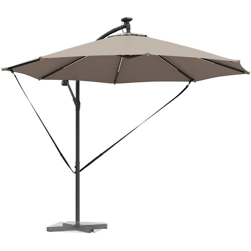  Suncobran Sivo-smeđa 294 x 294 x 248 cm Poliester i aluminij Slike