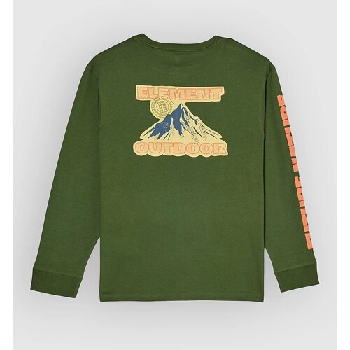 Element To The Top Kids Longsleeve T-Shirt bronze green Slike