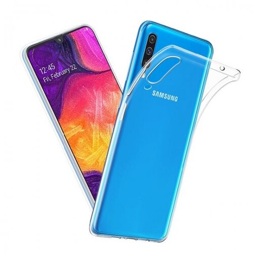 Ultra tanek silikonski ovitek za Samsung Galaxy A50 A505 - prozoren Slike