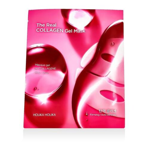Holika Holika The Real Collagen Gel Mask maska za obraz suha koža 35 g unisex Cene