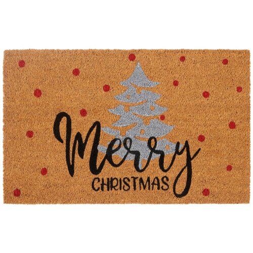 Hanse Home Otirač s božićnim motivom od kokosovih vlakana 40x70 cm Silver Christmas – Cijene
