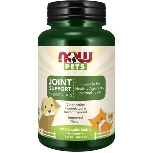 Now Foods Podpora za sklepe - Joint Support za pse in mačke NOW (90 žvečljivih tablet)
