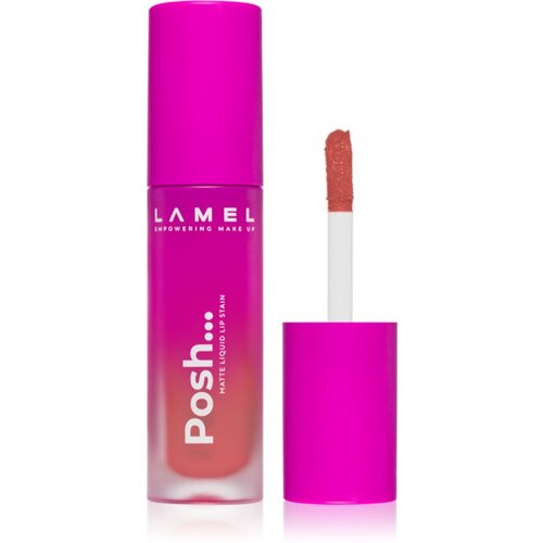 LAMEL Posh Matte Liquid Lip Stain dugotrajni mat tekući ruž za usne nijansa №404 4 g Slike