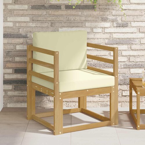  2 Komad Set vanjskih sofa Poliester Bijela i Krem Cene