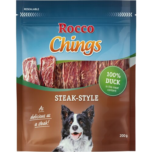 Rocco Varčno pakiranje Chings Steak Style - Račje meso 12 x 200 g Cene