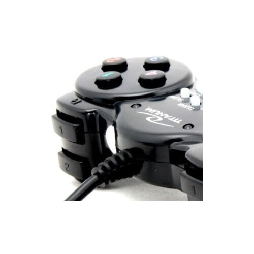Game Pad TITANUM SAMURAI, PC, USB, black, TG105 Slike