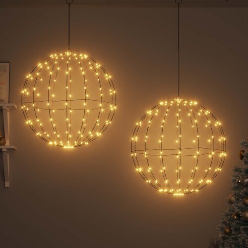 2 pcs Topla bijela 59,5 x 59,5 x 63 cm Metal Slike