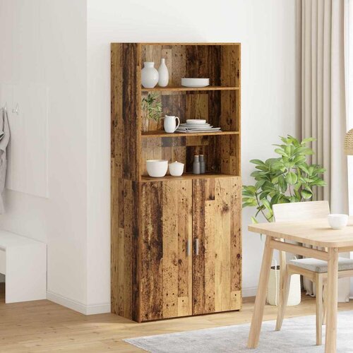  Highboard Staro drvo 80 x 42,5 x 185 cm Konstruirano drvo Slike