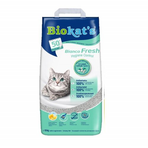  BIOKAT S BIANCO FRESH HYGIENIC POSIP ZA MACKE 10 kg Cene
