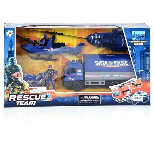 Magic Toys Rescue Team Policijski igralni komplet z motociklom Cene