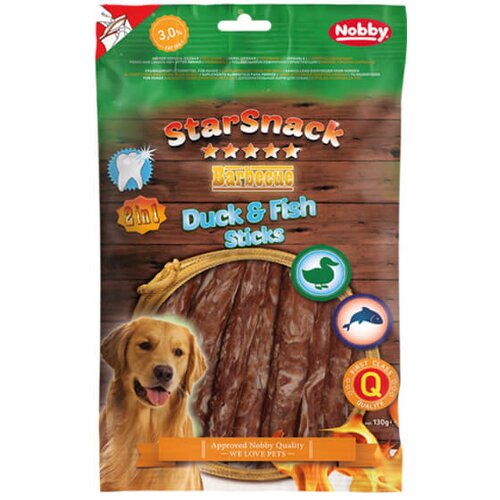 Nobby starsnack raca na palčkah in riba na palčkah - 130 g Cene