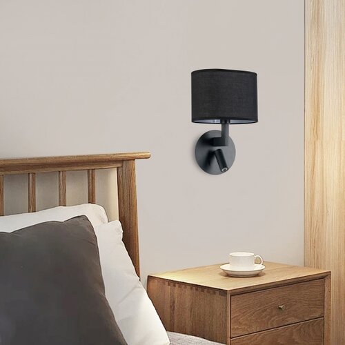  Brilagi - LED zidna lampa DAYA 1xE14/40W/230V + LED/3W crna Slike