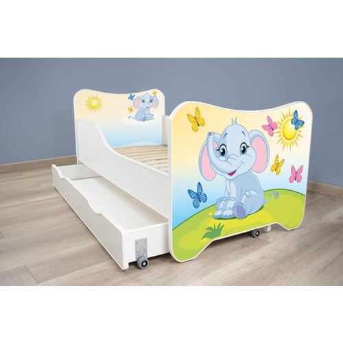  Dečiji Krevet 160X80Cm Happy Kitty + Fioka Little Elephant Slike