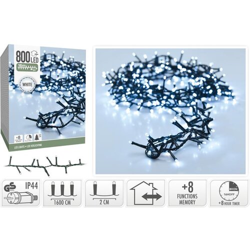  BOŽIĆNA RASVJETA 800 LED 16M BIJELA Slike