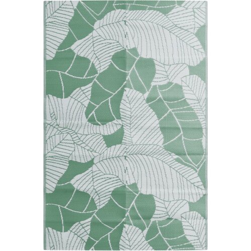 VidaXL Zunanja preproga zelena 190x290 cm PP, (21208203) Slike