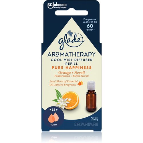Glade Aromatherapy Pure Happiness nadomestno polnilo za aroma difuzor Orange + Neroli 17,4 ml Cene