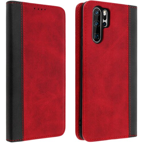 AVIZAR etui za denarnico cracked look, s stojalom za video - rdeca str. huawei P30 pro, (20600316) Cene