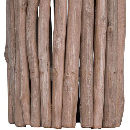  Stolica Prirodna 30 x 30 x 45 cm Čvrsto teak drvo Slike