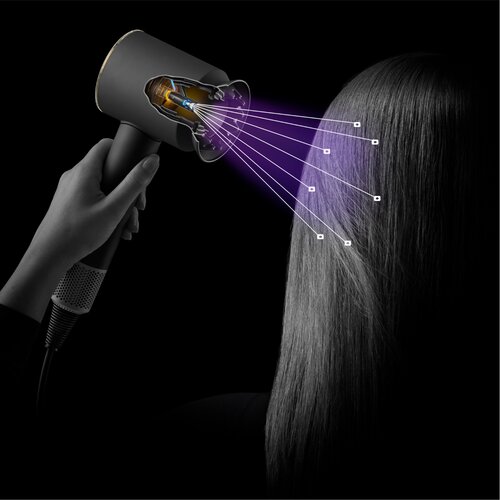 Dyson ravnalec za lase Supersonic Nural HD16 Jasper Plum, Limited Edition Slike