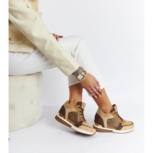Gemre Brown wedge sneakers Chestnut Cijene