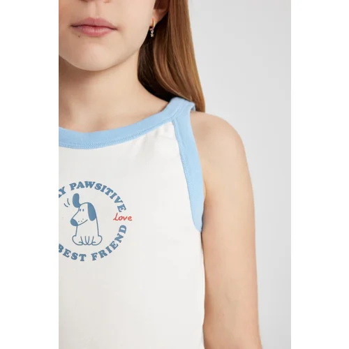 Defacto Girls Printed Undershirt