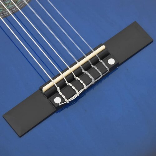  Klasična gitara za početnike i djecu plava 3/4 36&amp;quot; Slike