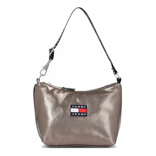 Tommy Jeans Ročna torba Tjw Heritage Shoulder Bag Metal AW0AW15436 Siva