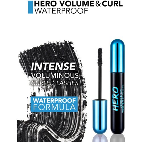 Flormar Hero Waterproof vodootporna maskara za volumen nijansa Black 10 ml Slike