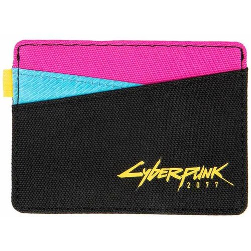 Jinx novčanik Cyberpunk 2077 Kitsch Style Card Wallet Black/Pink/Blue Slike
