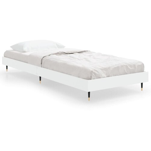  Okvir za krevet bijeli 90x190 cm konstruirano drvo Slike
