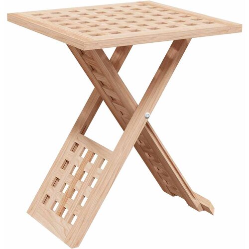  Kava Stol Smeđa 33 x 33 x 40,5 cm Masivni drvo orah Slike