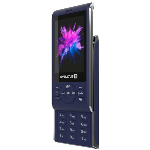 Evelatus Mobilni telefon Myriad Button Slider z dvema SIM radioma Mp3 kamero Midnight Blue, (21207650) Cene