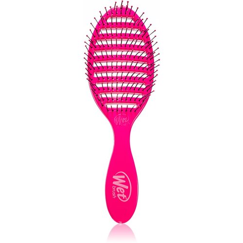 Wet Brush Speed Dry Pink krtača za lase za lažje česanje las 1 kos Slike