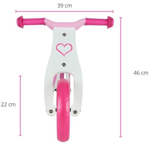 Milly Mally 2u1 tricikl bez pedala srca Slike