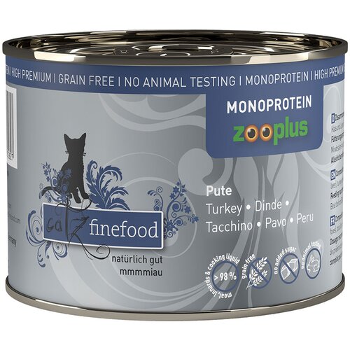 catz finefood Monoprotein zooplus 6 x 200 g - Puretina Cijene