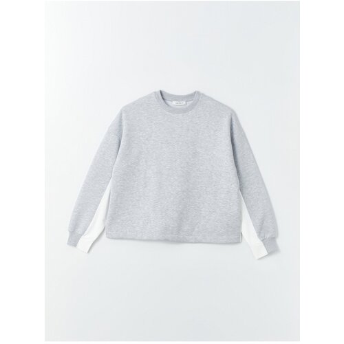 LC Waikiki Women&amp;#039;s Crew Neck Straight Long Sleeve Oversized Sweatshirt. Slike