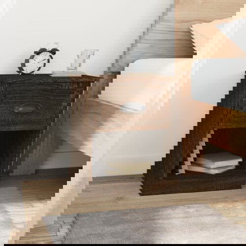  Noćni ormarići 2 kom smeđeg hrasta 39x39x47,5 konstruirano drvo Slike