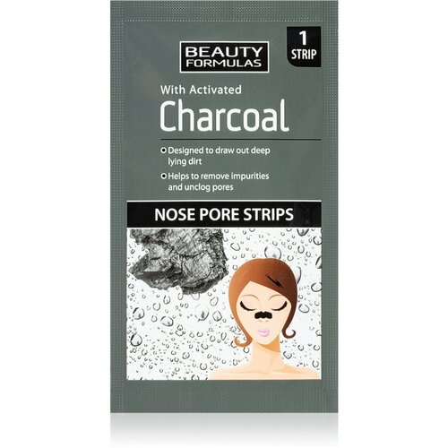 Beauty Formulas Charcoal flaster za či&amp;scaron;ćenje začepljenih pora na nosu 6 kom Slike