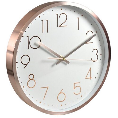  Sat zidni 30 cm rose gold/bijeli Cene
