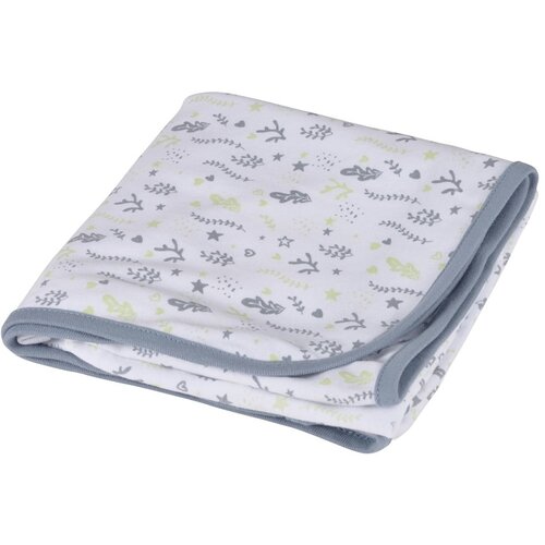 B&amp;eacute;b&amp;eacute; Douceur Bijela/siva pamučna deka za bebe 75x75 cm Ocean &amp;ndash; Slike