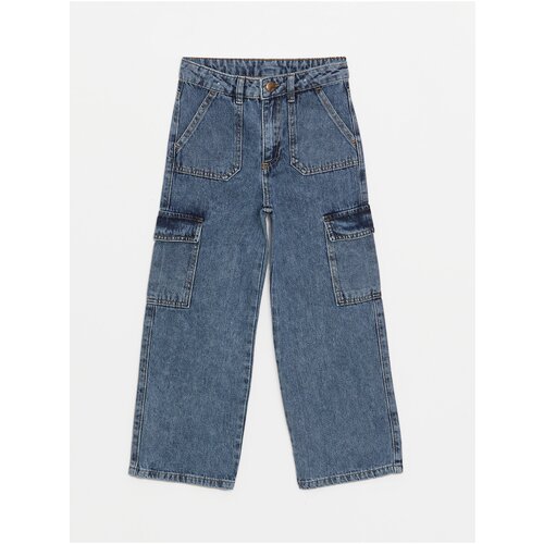 LC Waikiki Wideleg Girls&amp;#039; Cargo Jeans Slike