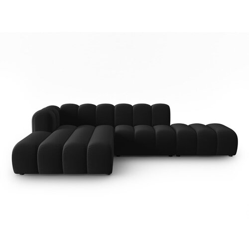 Micadoni Home Antracitno siva kotna sedežna garnitura (levi kot) Lupine &amp;ndash; Slike