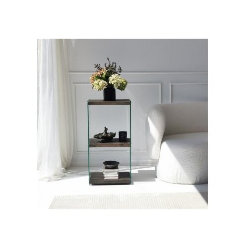 Hanah home Aqua 2 polica, tamno siva Cijene