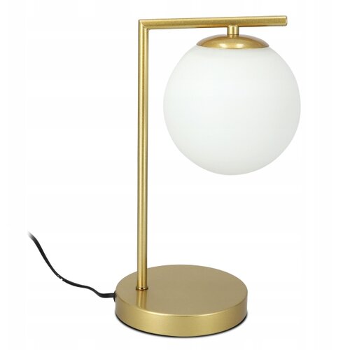  Stona lampa 1xE27/40W/230V zlatna/bela Slike