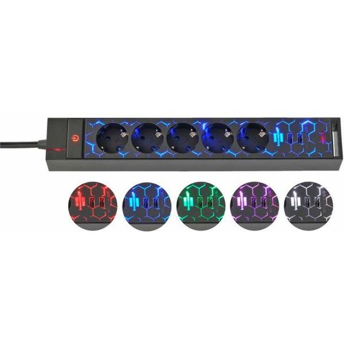 Brennenstuhl produžni kabl sa LED osvetljenjem i režimom promene boje Slike