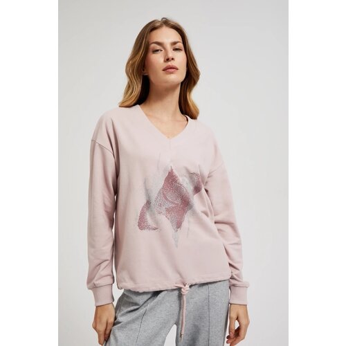 Marisse Women's Sweatshirt Z-Bl-4520 Pink Cene