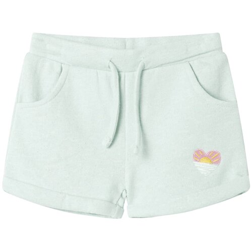  Dječje kratke hlače s vezicom mije&scaron;ana svijetla boje mente 116 Cijene