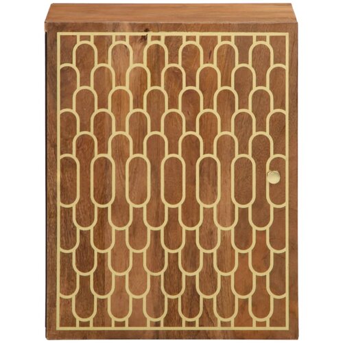 Maison Chic Stenska Kopalniška omarica - Kopalniški kabinet 38x33x48 cm trden mangov les, (21794856) Cene